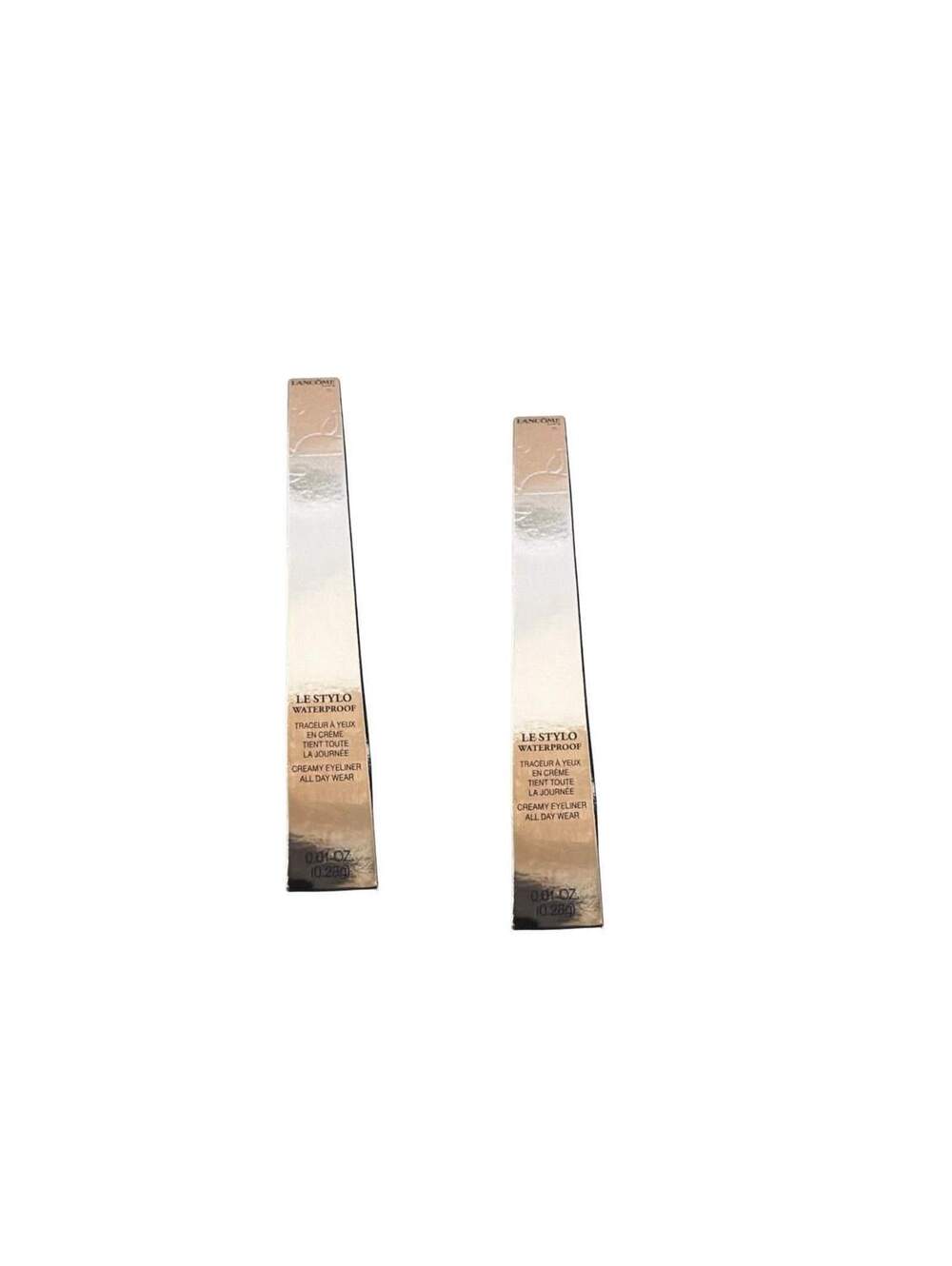 Lancome Le Stylo Waterproof Eyeliner Ivy Creamy Eye Pencil 0.01 oz 2 Pack New